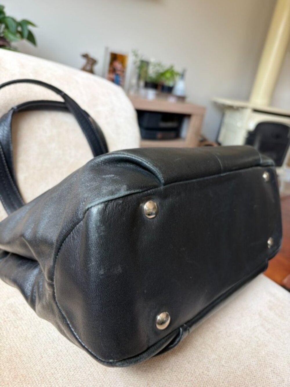 Coach Leather Handbag - Picture 6 of 8